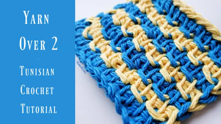 Tunisian Crochet Tutorial – Yarn Over 2