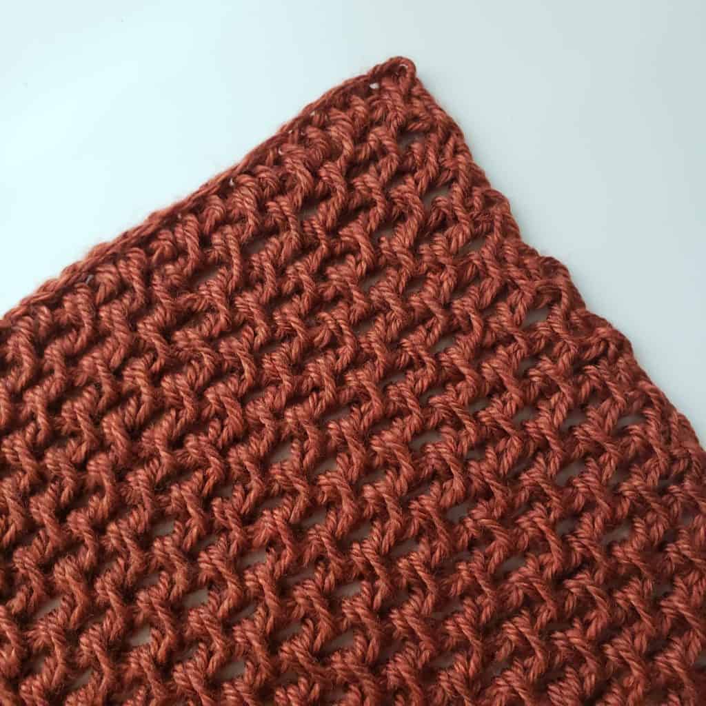 Ansh Tunisian Sampler Blanket by KnitterKnotter - Tunisian Moss Stitch