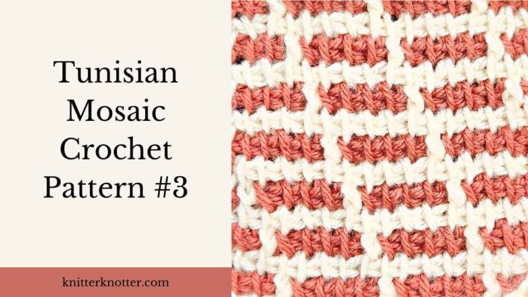 Tunisian Mosaic Crochet Pattern #3