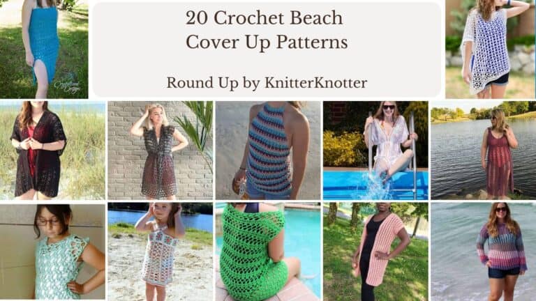 20 Beach Cover Up Crochet Patterns for Summer!