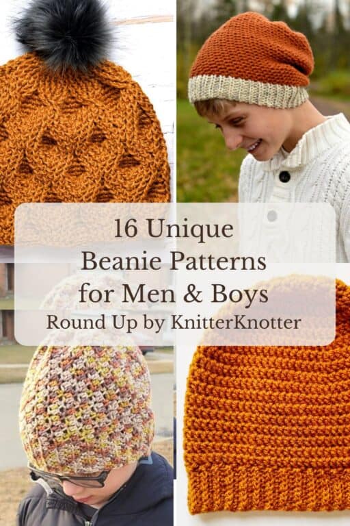 Man Fun Pattern 16 Men's Crochet Beanie Patterns to Keep Him Cozy - KnitterKnotter