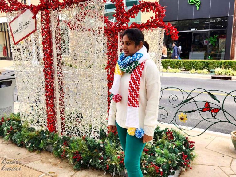 Free Tunisian Crochet Scarf Pattern: Niyati Mosaic Scarf