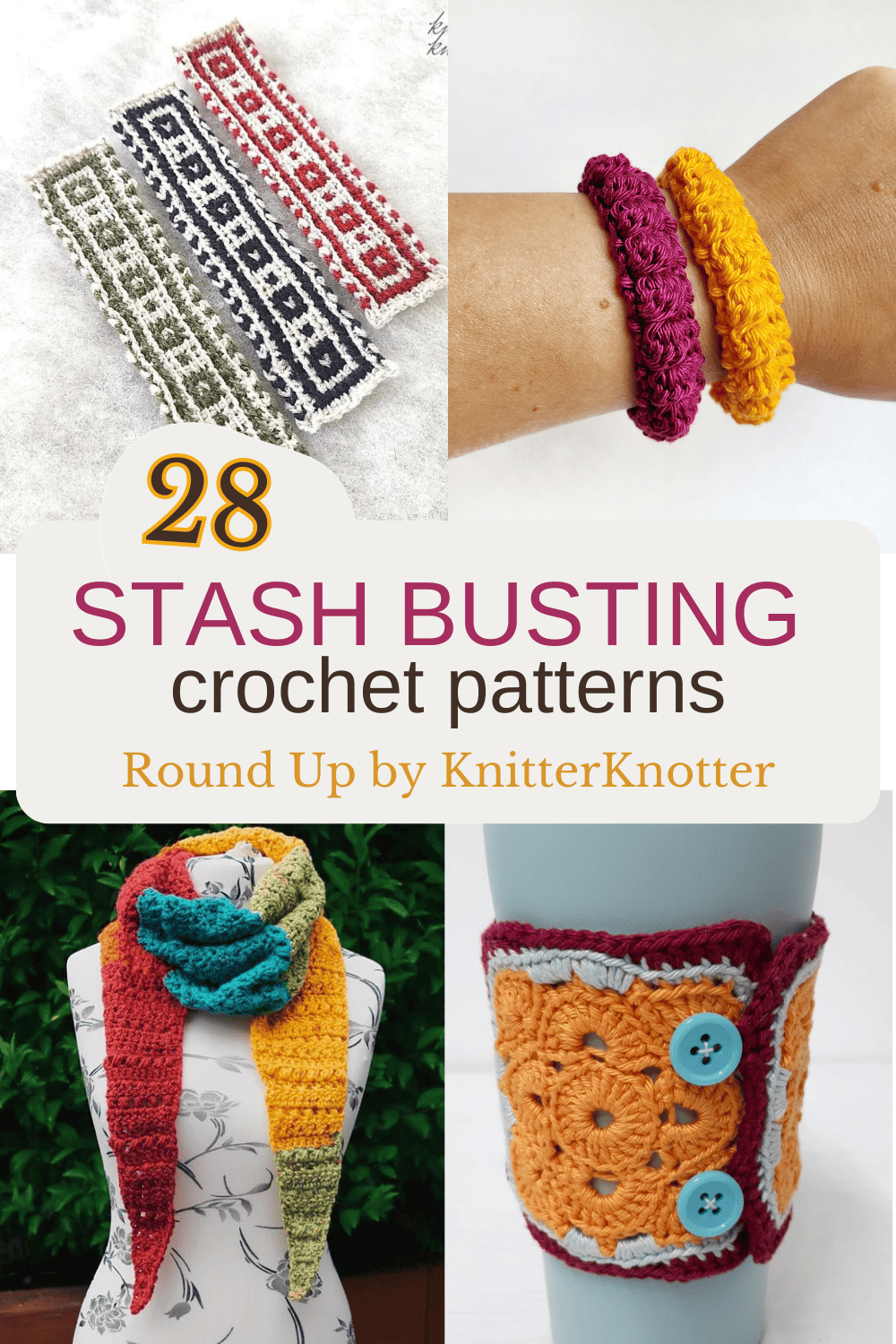 Free Stash Busting Crochet Patterns and Quick Projects! - KnitterKnotter