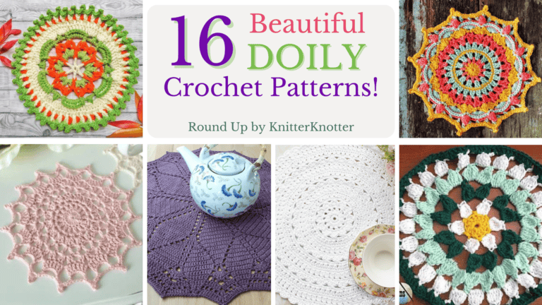 16 Crochet Doily patterns round up
