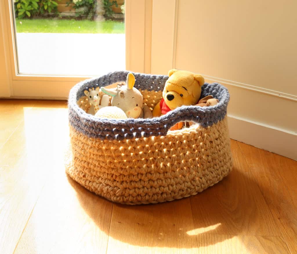 Basile’s Toy Basket Crochet Pattern