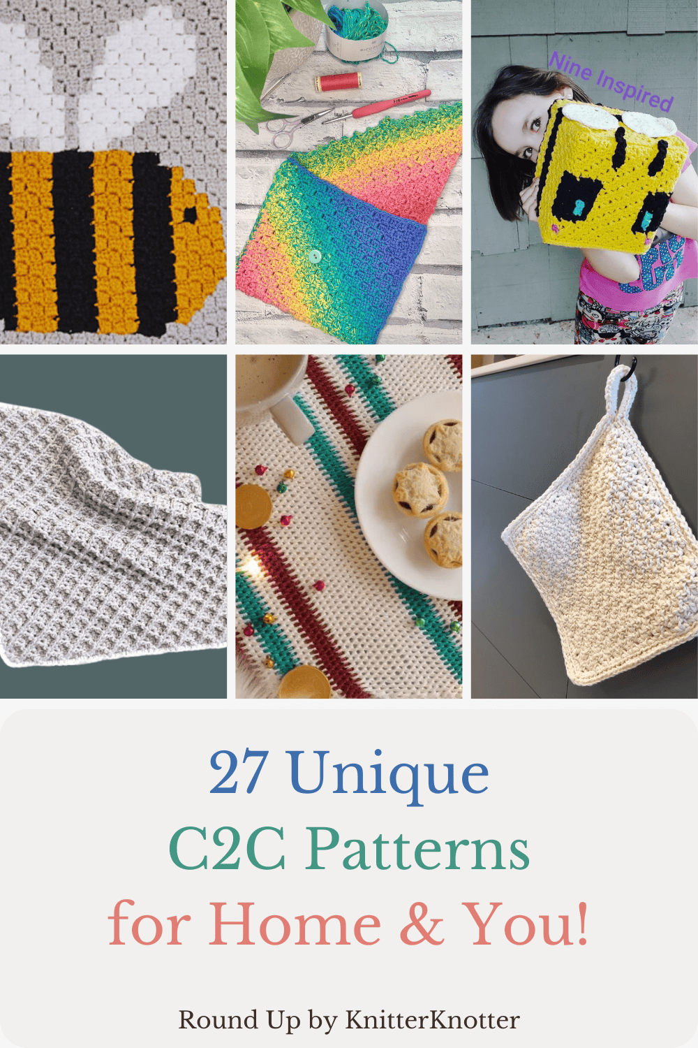 27 Exquisite + Easy C2C Crochet Pattern Ideas - KnitterKnotter