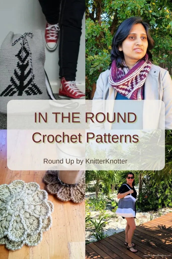 Discover the Fun of Free Crochet in the Round Patterns Round Up by KnitterKnotter