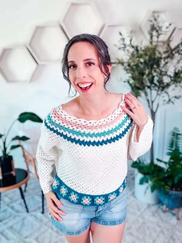 Granny Crochet Summer Top or Dress by Briana K Designs