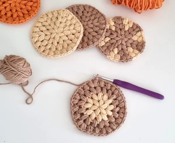 Round Crochet Coasters by My Crochet Space
