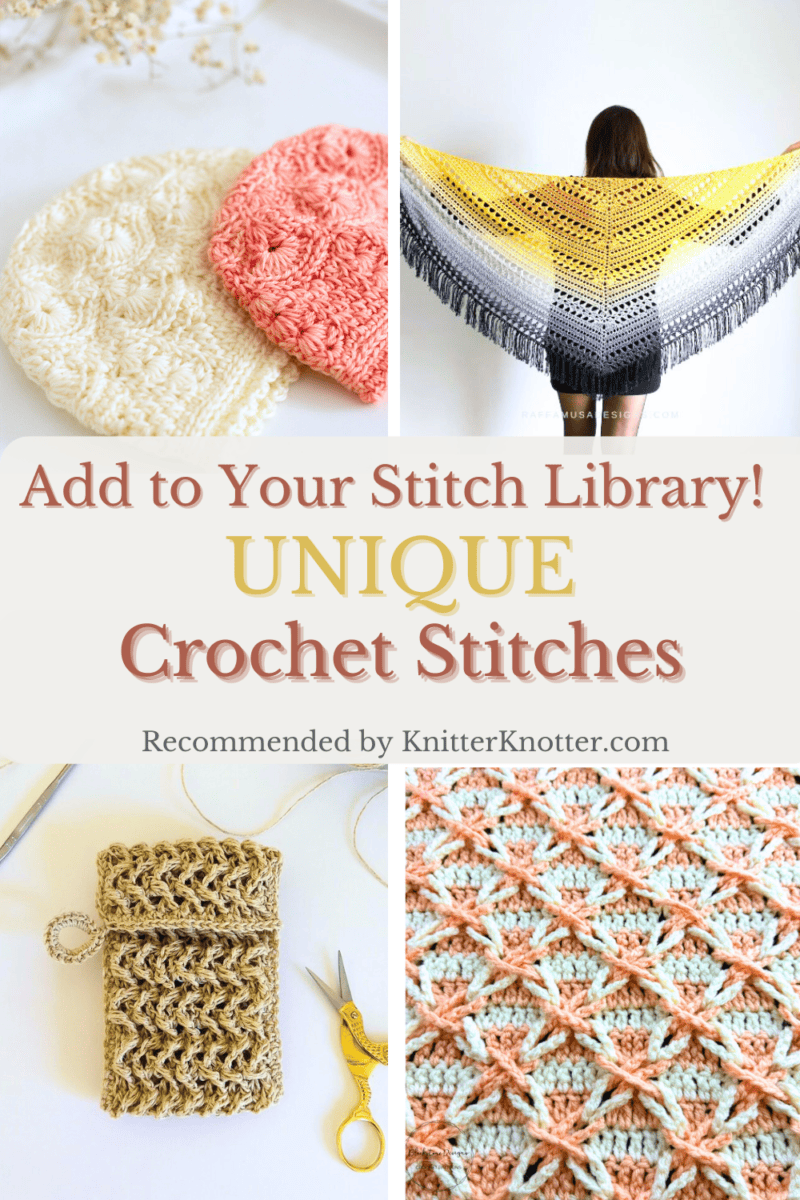 30+ Patterns Using Unique Crochet Stitches - That You'll Want to Learn ...