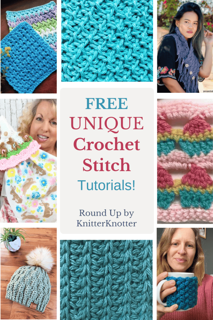 30+ Patterns Using Unique Crochet Stitches - That You'll Want to Learn ...
