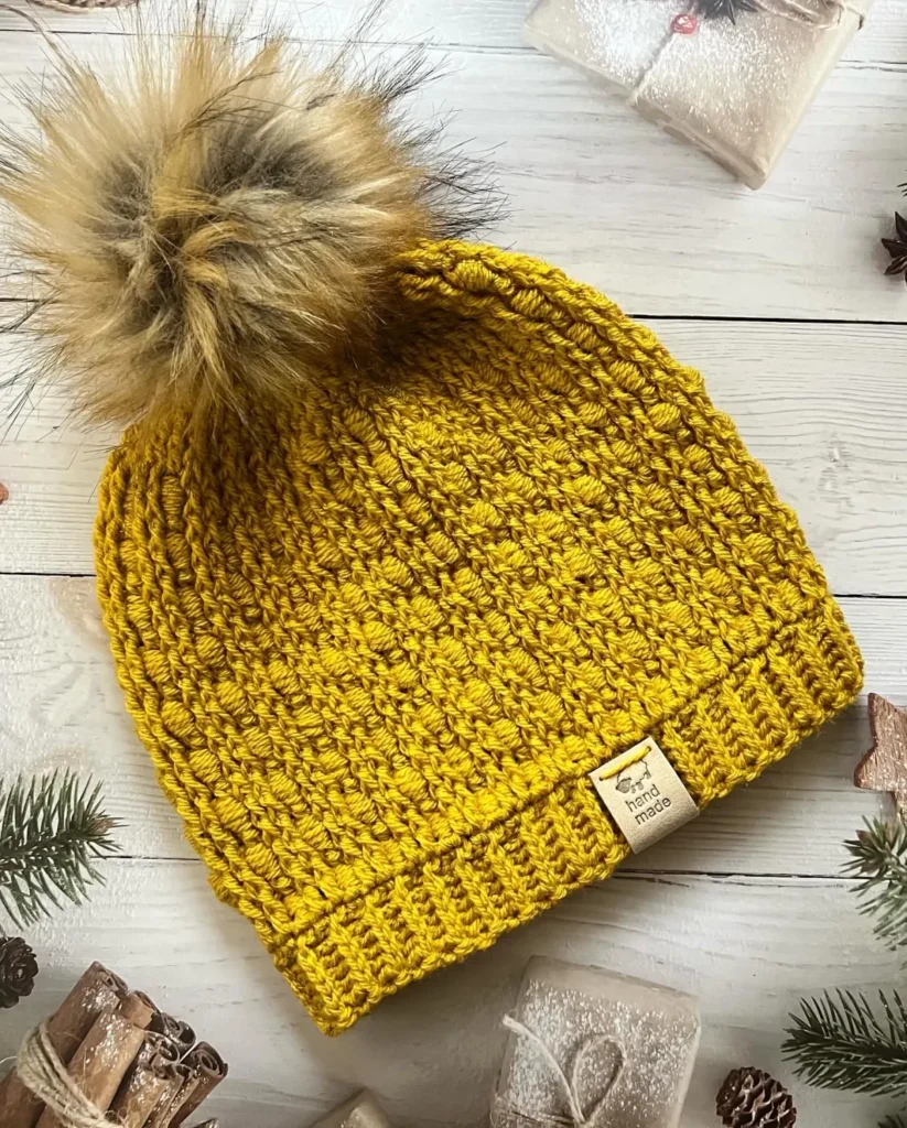 Barry Bead Beanie by The Crochet Fix