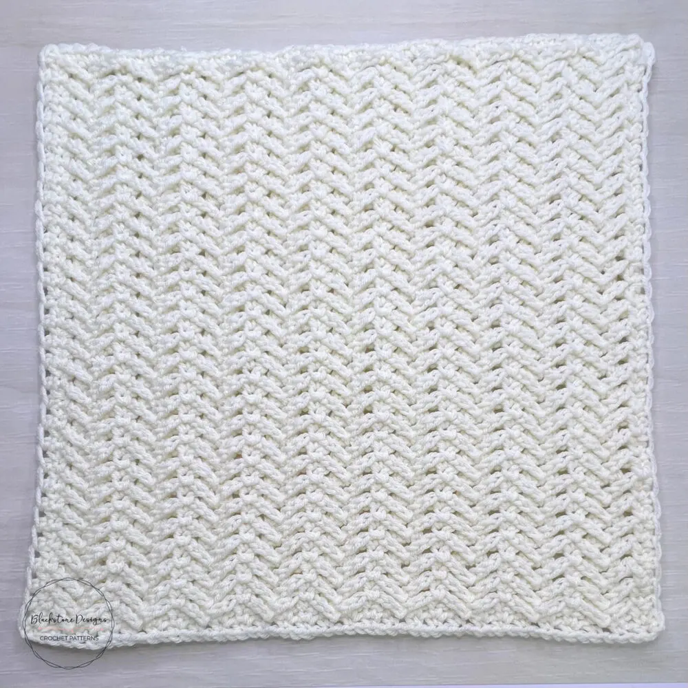 Crochet Herringbone Stitch Tutorial by Blackstone Designs