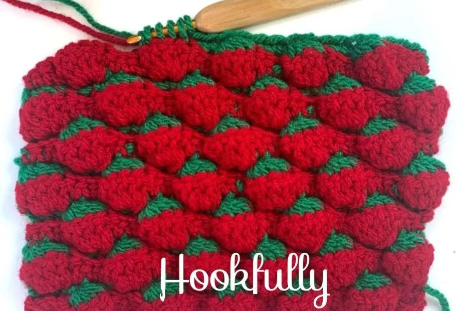 Strawberry Stitch Tutorial by Hookfully