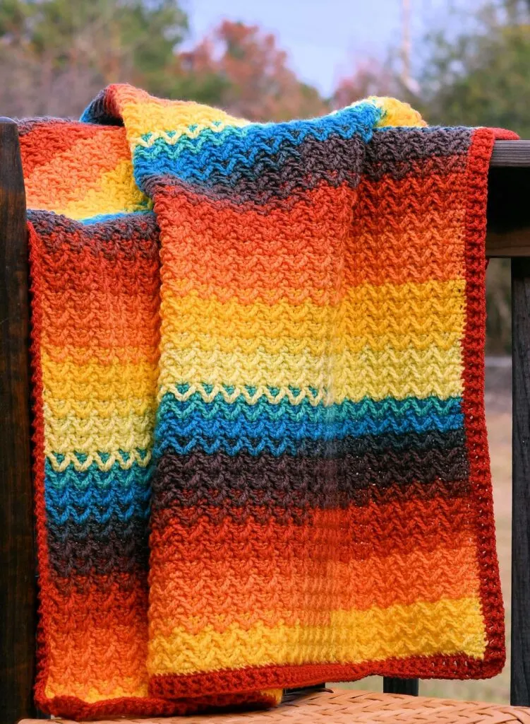 Thunderbird Mandela Blanket by Make it Crochet