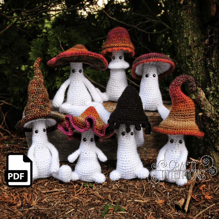 40 Cute Crochet Mushroom Patterns You'll Want to Make - KnitterKnotter