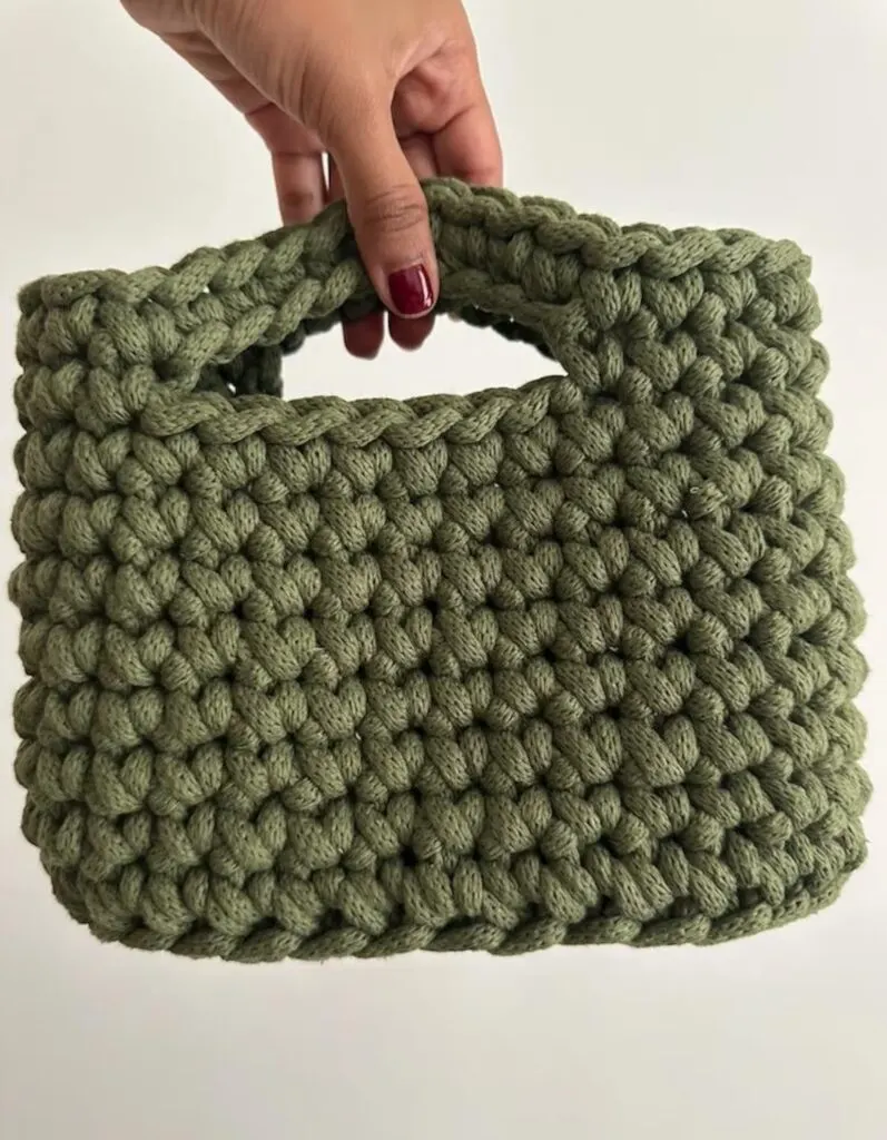 Crochet Mini Shopper Chunky Tote Pattern The Crochet Lab Co etsy