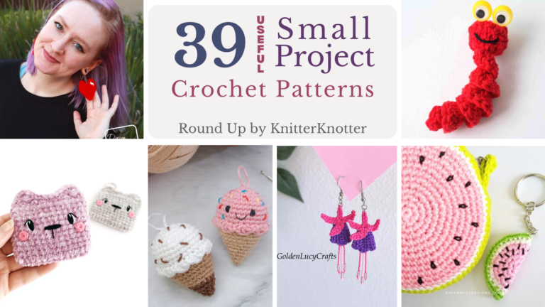 Small Crochet Project Quick Useful Crochet Patterns Round up KK