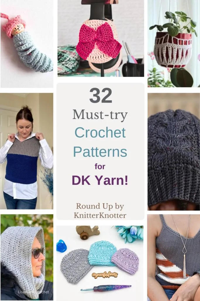 32 Must Try DK Yarn Crochet Pattern roundup