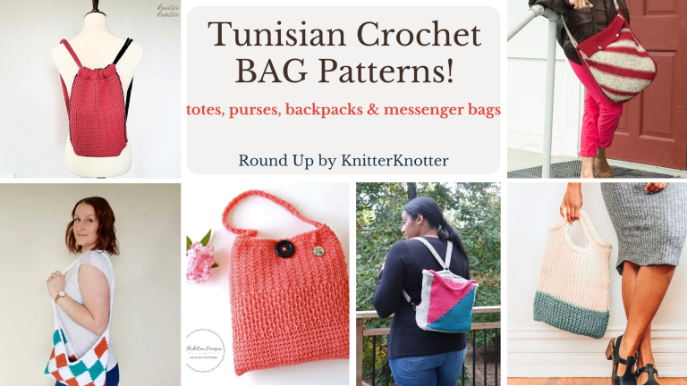 The Best Tunisian Crochet Bag Patterns KnitterKnotter