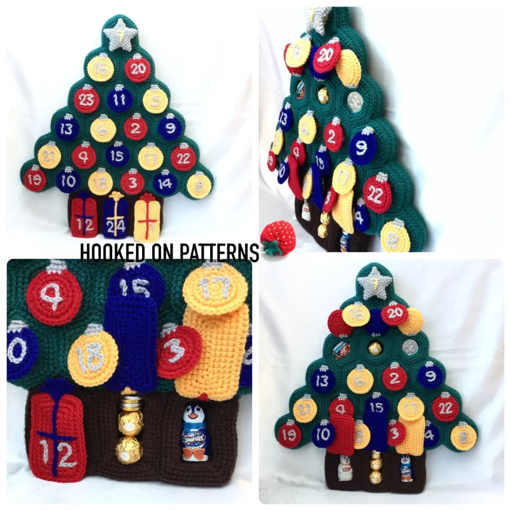 Christmas Tree Crochet Advent Pattern Hooked on Patterns