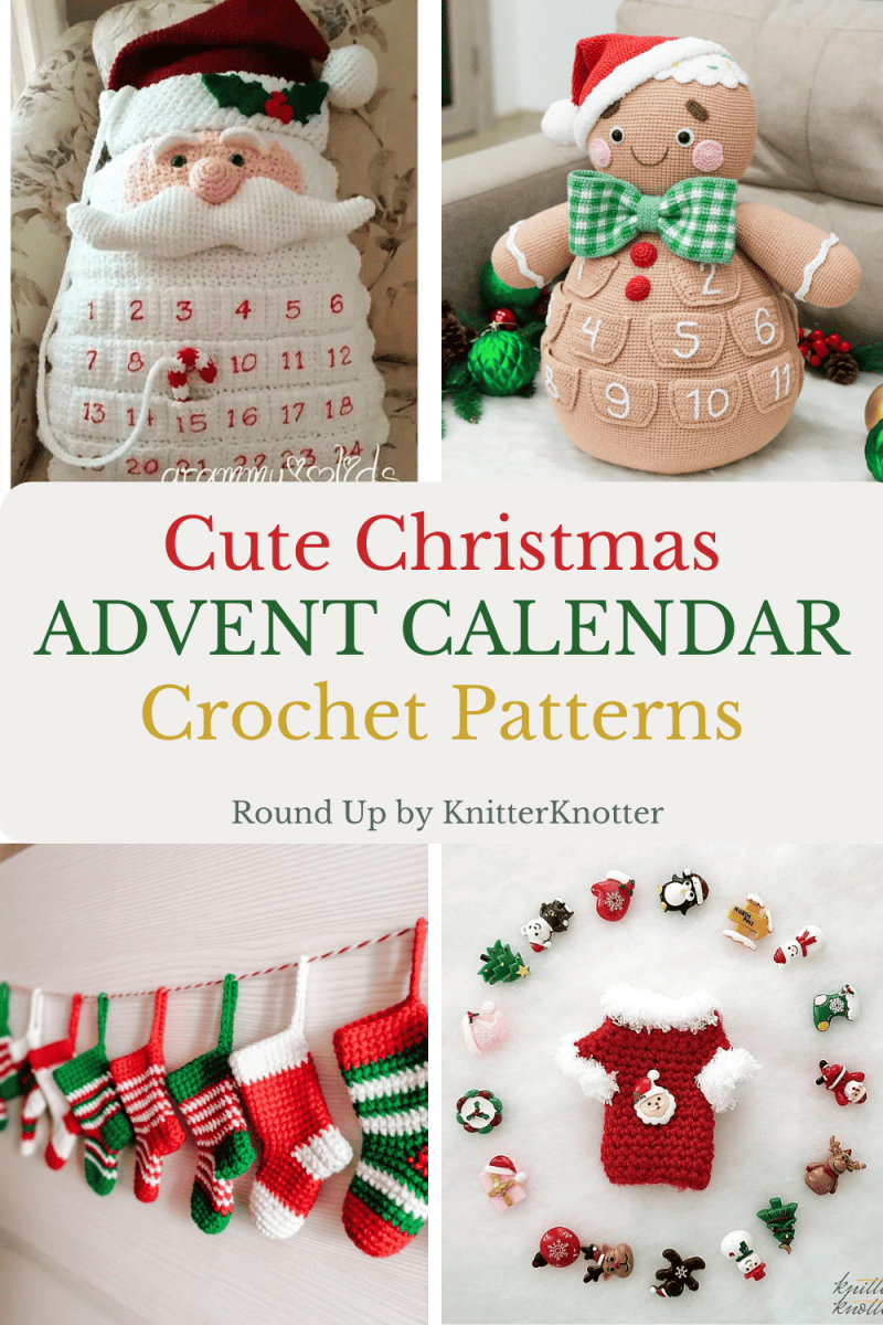 24 Crochet Advent Calendar Patterns to Countdown to Christmas ...