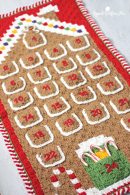 Gingerbread House Advent Calendar Repeat Crafter Me