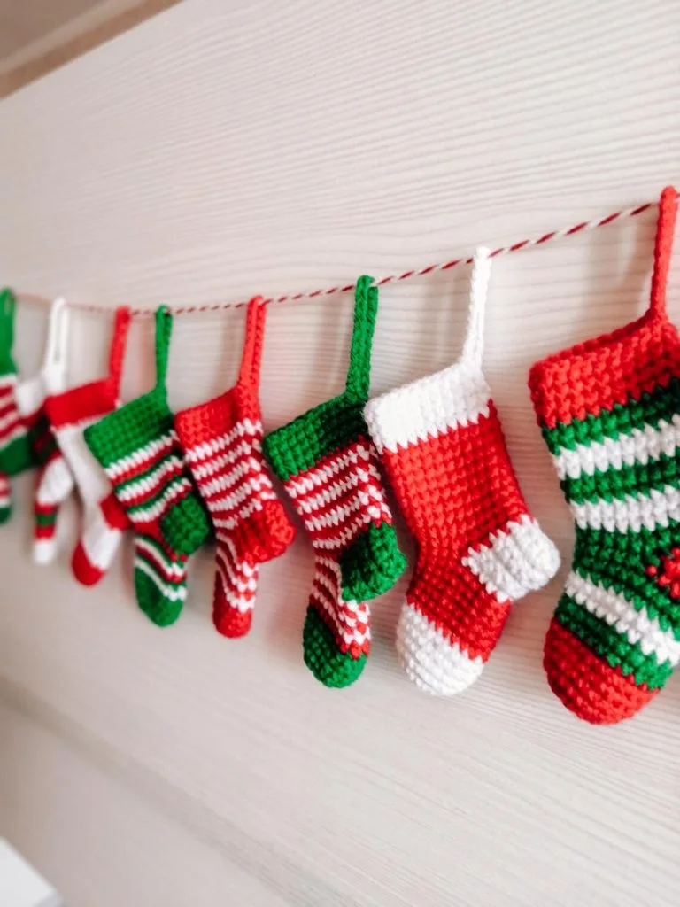 Mini Stockings Advent Calendar Countdown