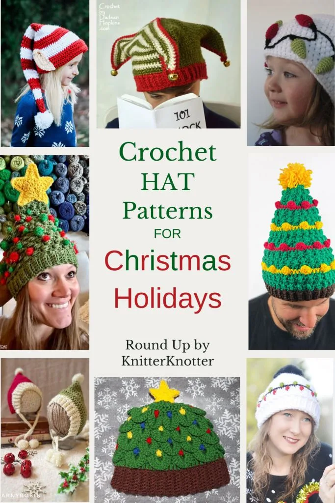 33 Crochet Christmas Hats! Best Holiday Hat Patterns for Adults + Kids