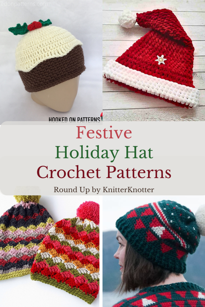 Best Crochet Christmas Hats for Festive Holiday Crocheting Free Patterns