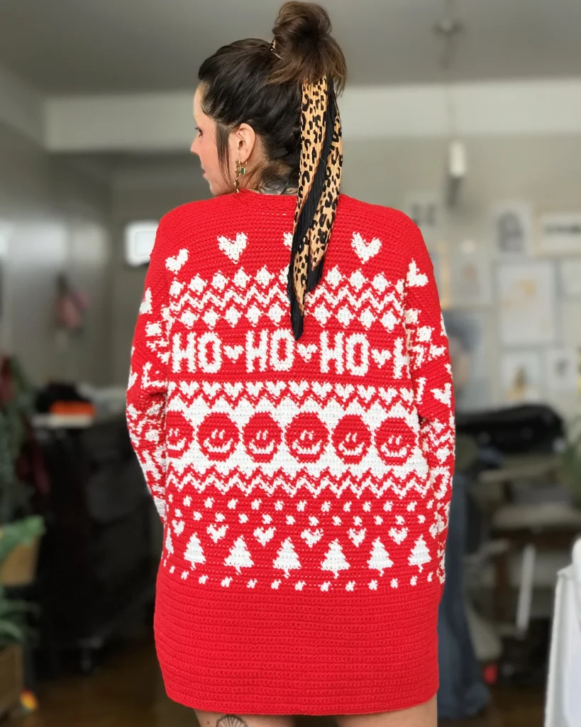 Christmas Sweater crochet pattern B the Stitcher