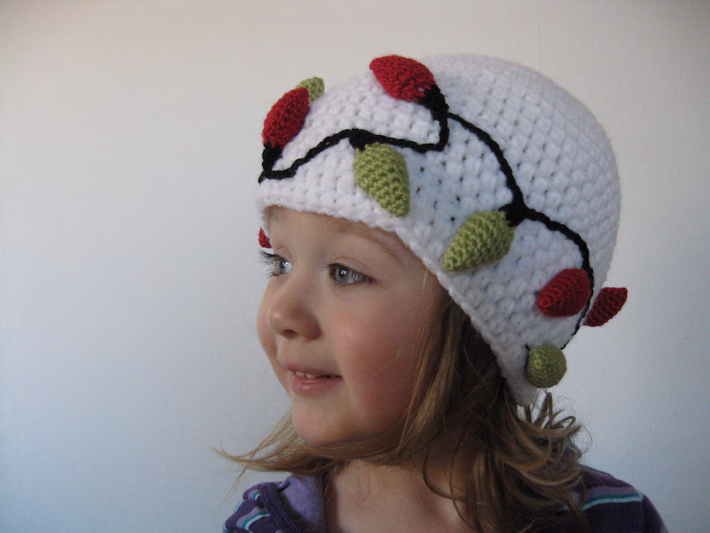 Light Bulb Christmas Hat Etsy 1