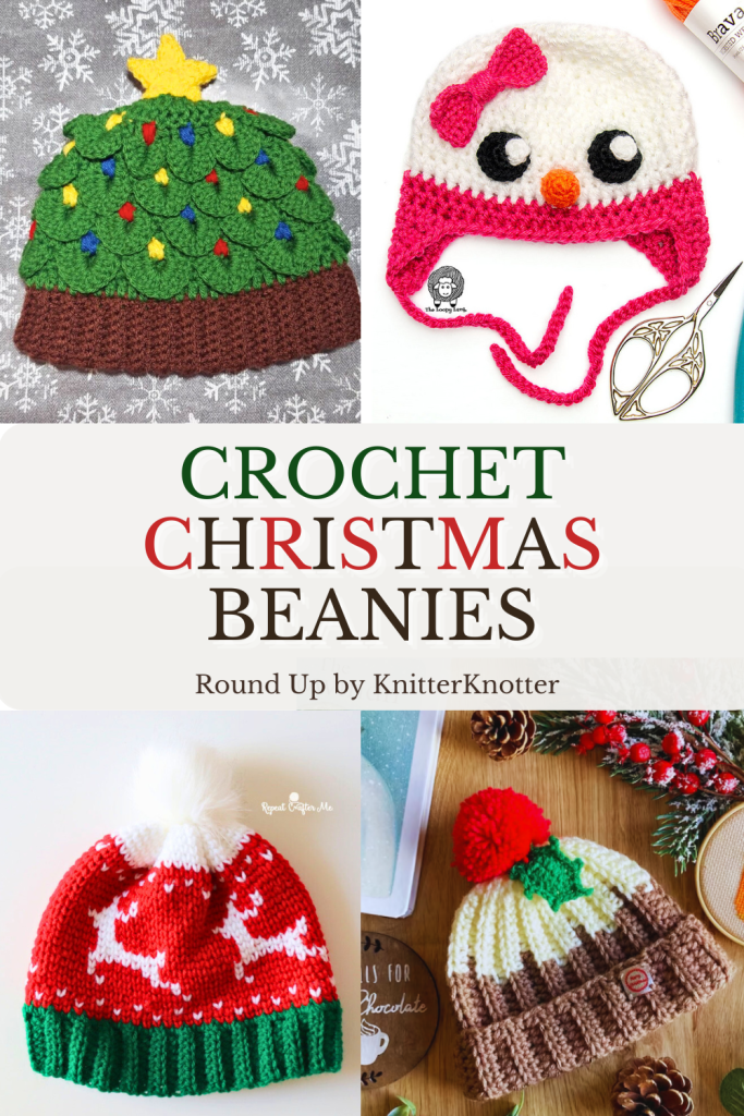 The Best Crochet Christmas Hats Pattern Roundup Knitter Knotter