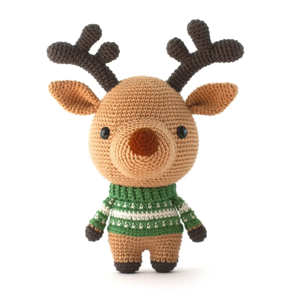 Free Comet the Reindeer Crochet Pattern DIY FLUFFIES