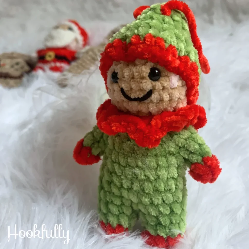 Free Crochet Elf Ornament Pattern &ndash; Hookfully
