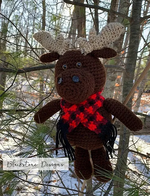 How to Crochet Mack the Moose Amigurumi &ndash; Free Crochet Pattern Blackstone DEsigns
