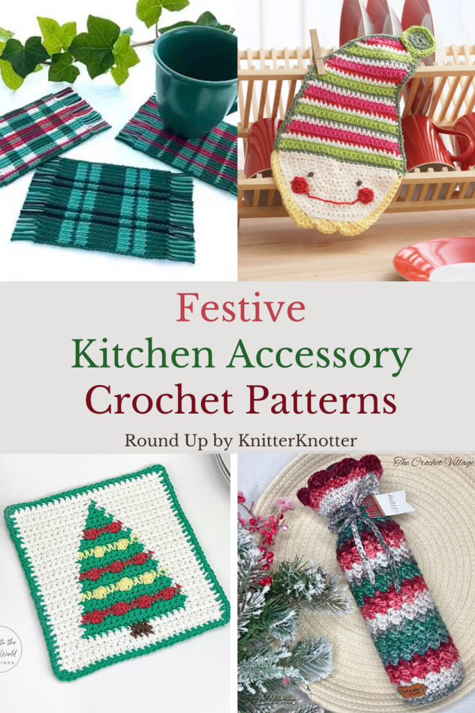 Christmas Crochet Kitchen Accessory Crochet Patterns