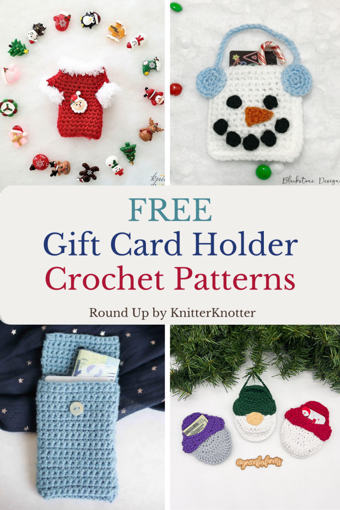 Christmas Gift Card Holder Free Crochet Patterns Ornaments
