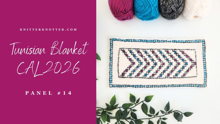 Tunisian Blanket CAL 2026 – Panel #14