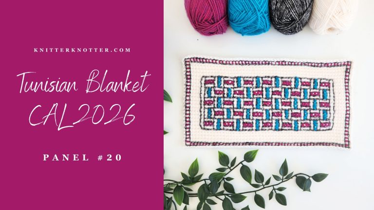Tunisian Blanket CAL 2026 – Panel #20