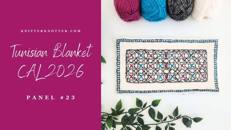 Tunisian Blanket CAL 2026 – Panel #23