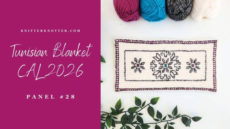 Tunisian Blanket CAL 2026 – Panel #28