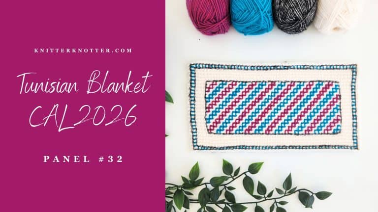 Tunisian Blanket CAL 2026 – Panel #32