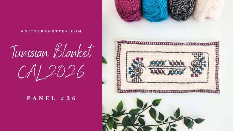 Tunisian Blanket CAL 2026 – Panel #36