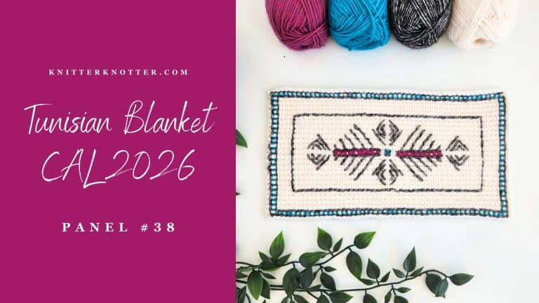 Tunisian Blanket CAL 2026 – Panel #38