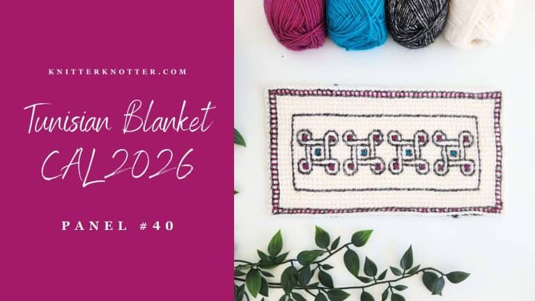 Tunisian Blanket CAL 2026 – Panel #40