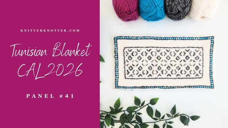 Tunisian Blanket CAL 2026 – Panel #41