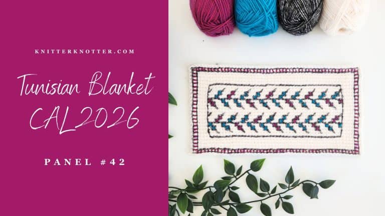 Tunisian Blanket CAL 2026 – Panel #42