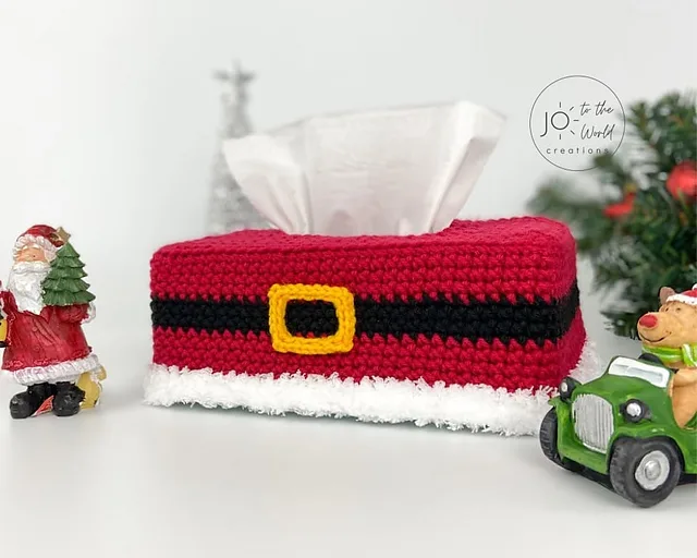 Santa Tissue Box Cover by Jo to the World 2