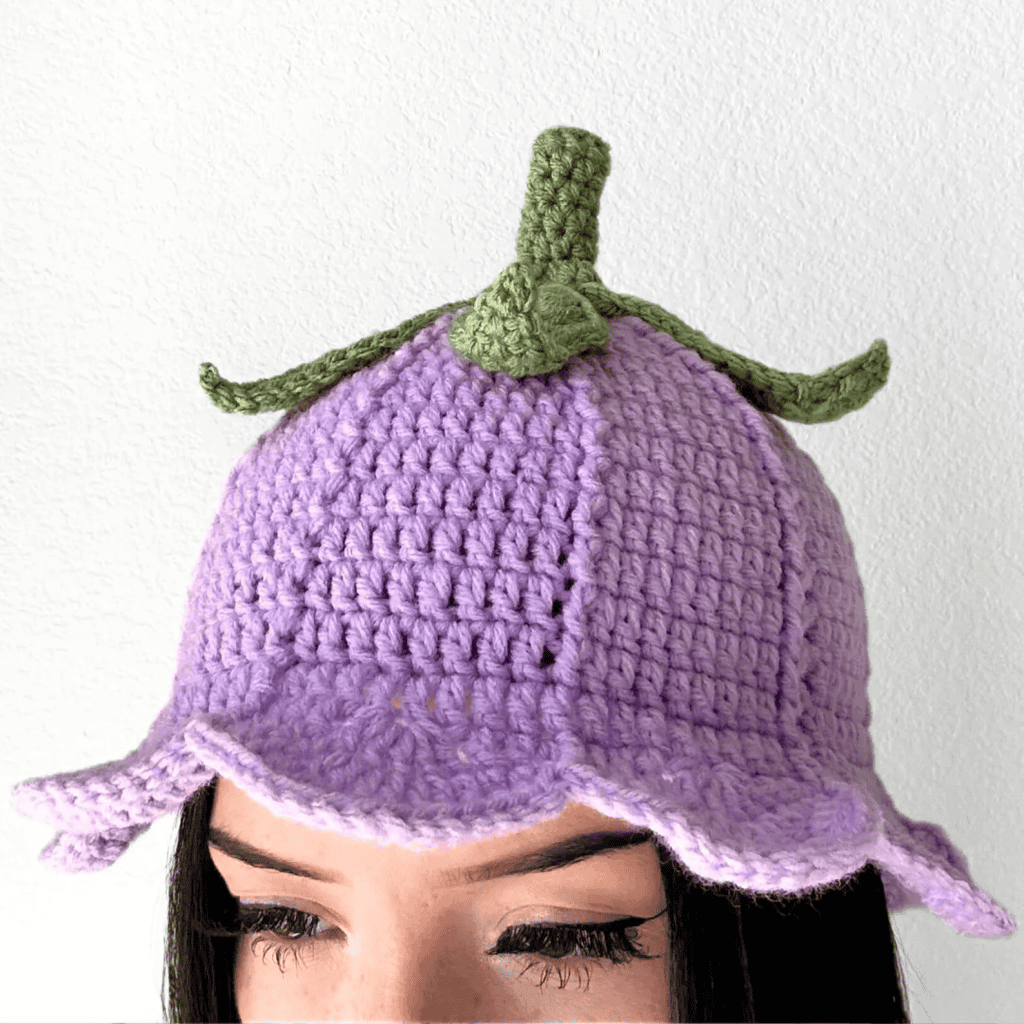 Lily Flower Bucket Hat Pattern Easy Fantasy Fairy Ren Faire Costume Whimsical Witchy Flower Hat
